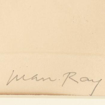Man Ray, färgakvatint, signerad och numrerad 63/99.