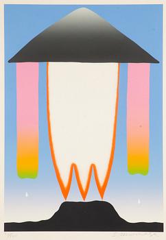 Sadamasa Motonaga, "Japanese Nobel Prize Winners" Complete portfolio with 5 colour screenprints.