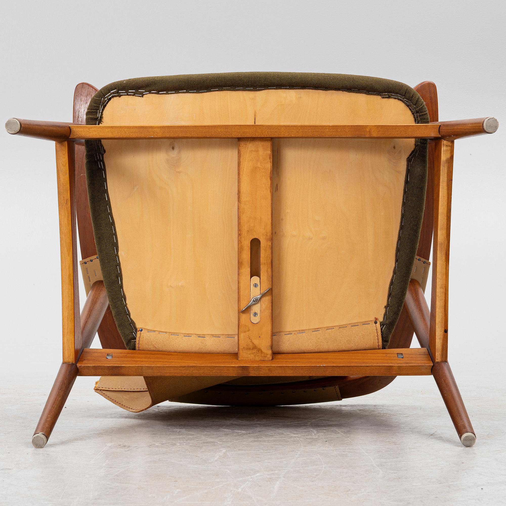 Arne Tideman Ruud, A model 3050 armchair, AS Inventar, Gjövik, 1960s.
