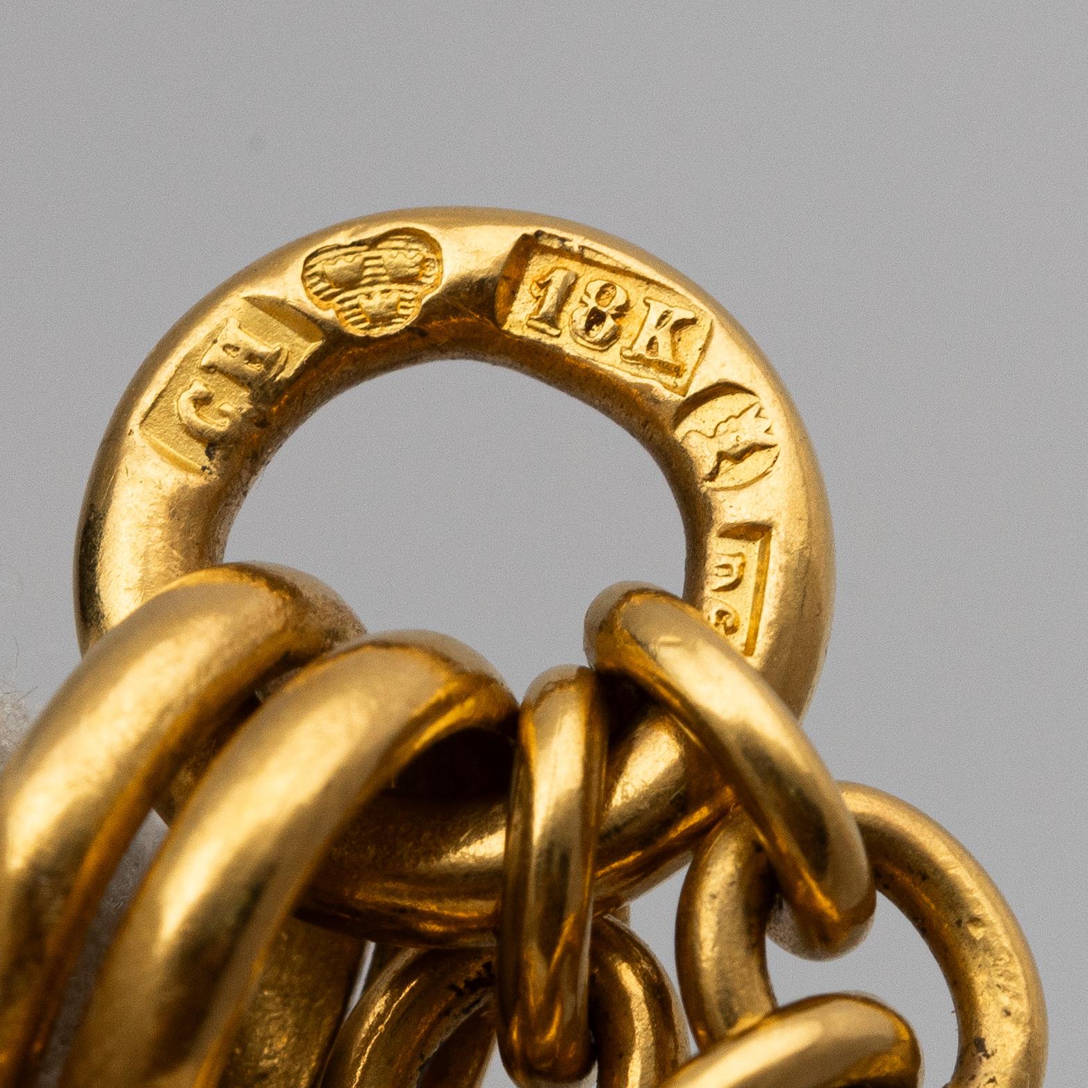 The Royal Illis Quorum medal in gold with chain awarded to Ludvig Berckhan Falkman.