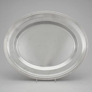 FOLKE ARSTRÖM, bestick, 75 delar, karott samt uppläggningsfat,  rostfritt stål, "Thebe", Gense, 1900-talets mitt.