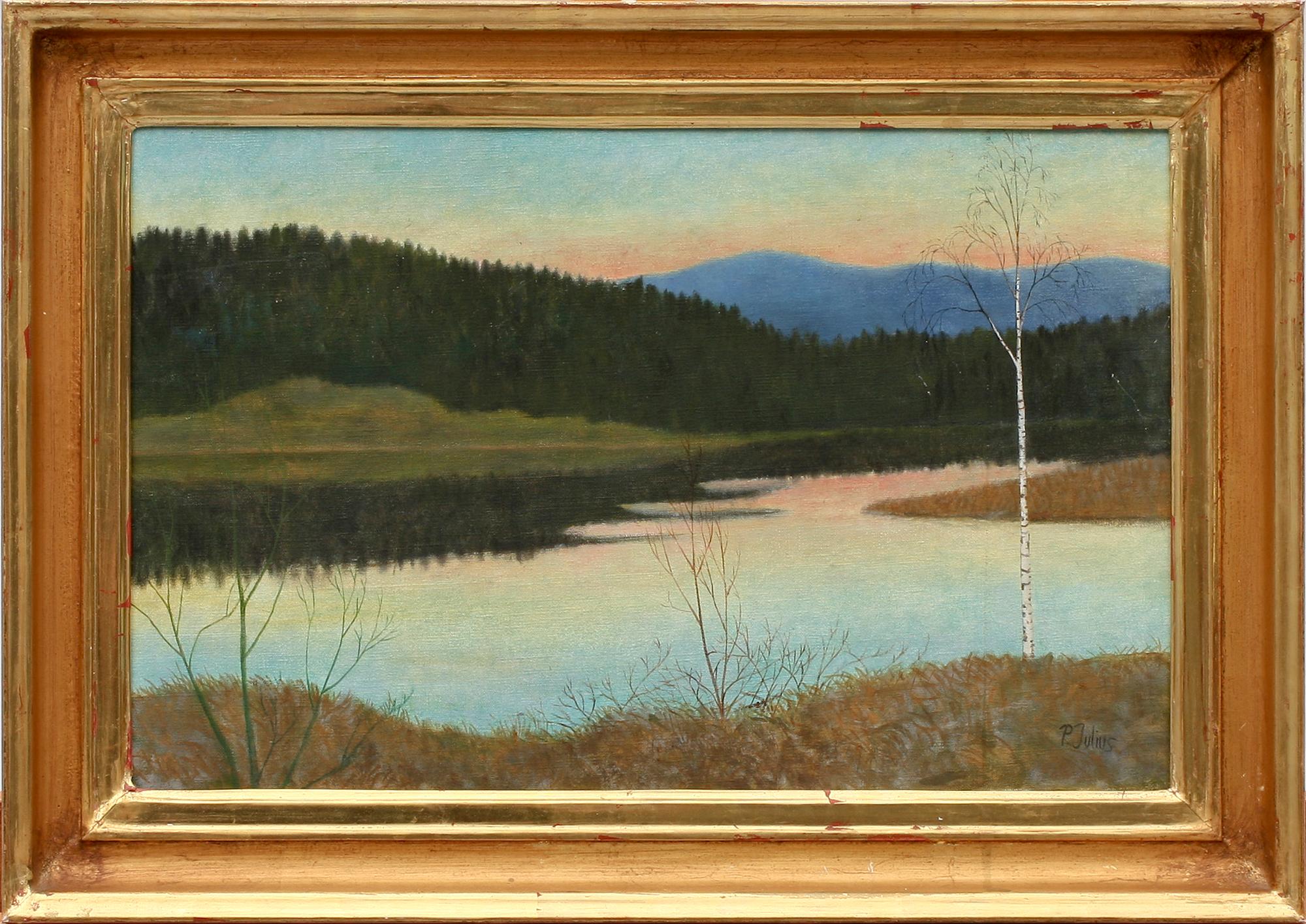 PER JULIUS, olja på duk, sign.