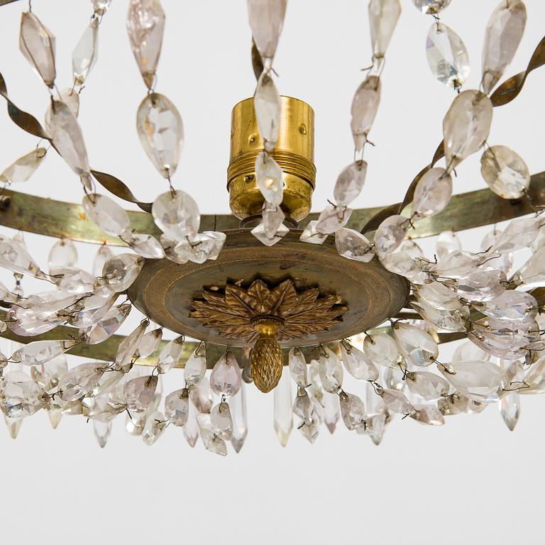 An early 19th century late Gustavian chandelier.