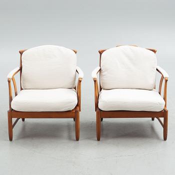 Armchairs, a pair, second half of the 20th Century.