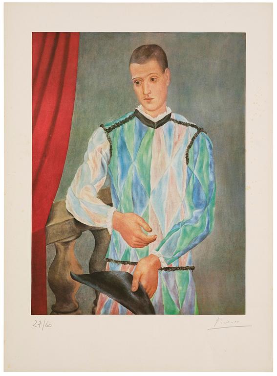 Pablo Picasso, efter, "Harlequin".