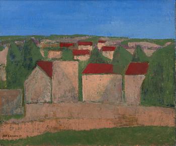 AHTI LAVONEN, "RED ROOFS IN THE SUN LIGHT".