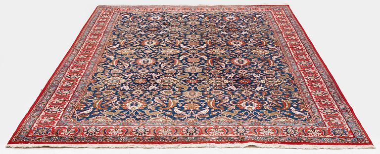Carpet, semi-antique Ghom / Veramin, approx. 312 x 210 cm.
