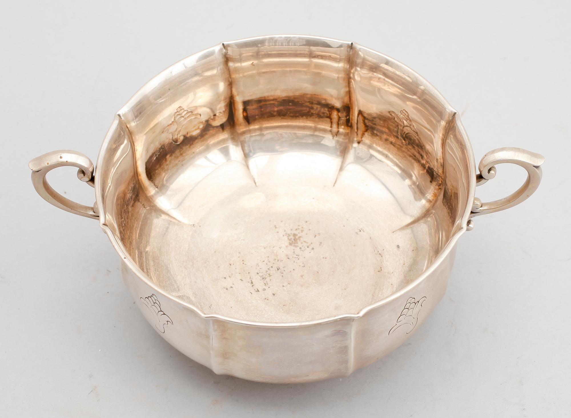 SKÅL, silver, GAB, Stockholm 1939. Vikt ca 594 g.