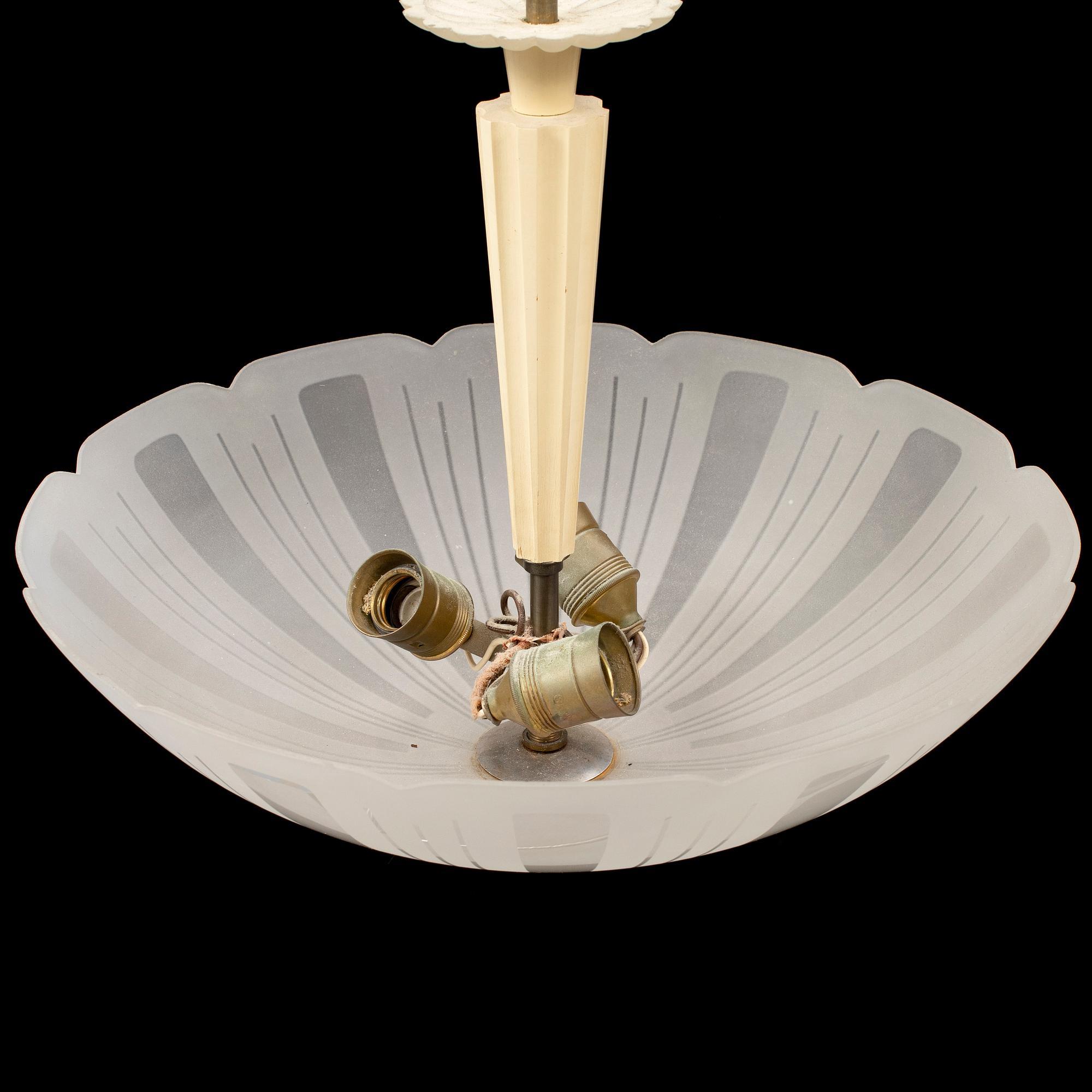 A 1930's ceiling lamp.