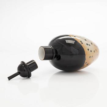 Inkeri Leivo, flaska med propp, keramik, Pro Arte -96, Arabia.