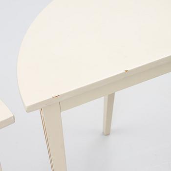 Side tables, a pair, Gustavian style, 19th century.