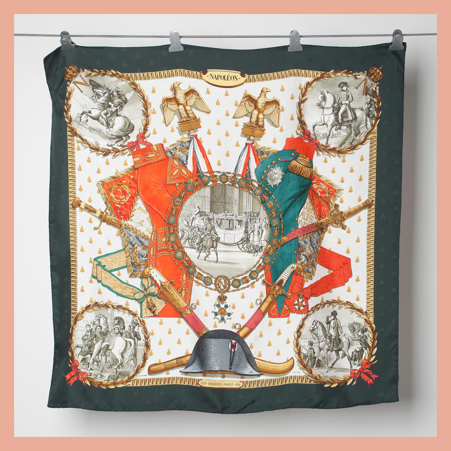 SCARF, "Napoleon", Hermès.