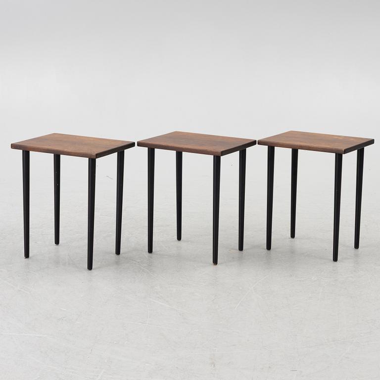 Kurt Østervig, a 4-piece nesting table, Jason, Denmark, 1950's/60's.
