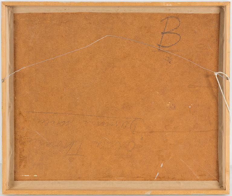 ELSA THORESEN, oil on panel, signed and dated -44.