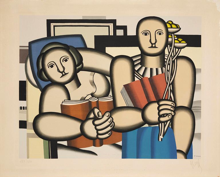 Fernand Léger, after, "La lecture".