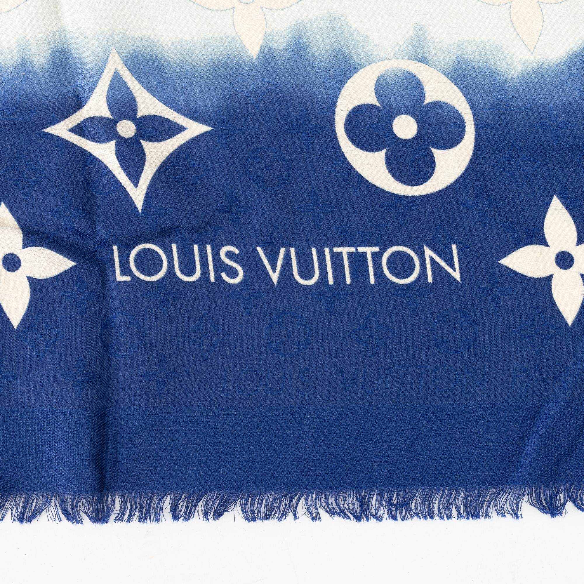 Louis Vuitton, shawl, "Escale Monogram Shawl", limited edition.