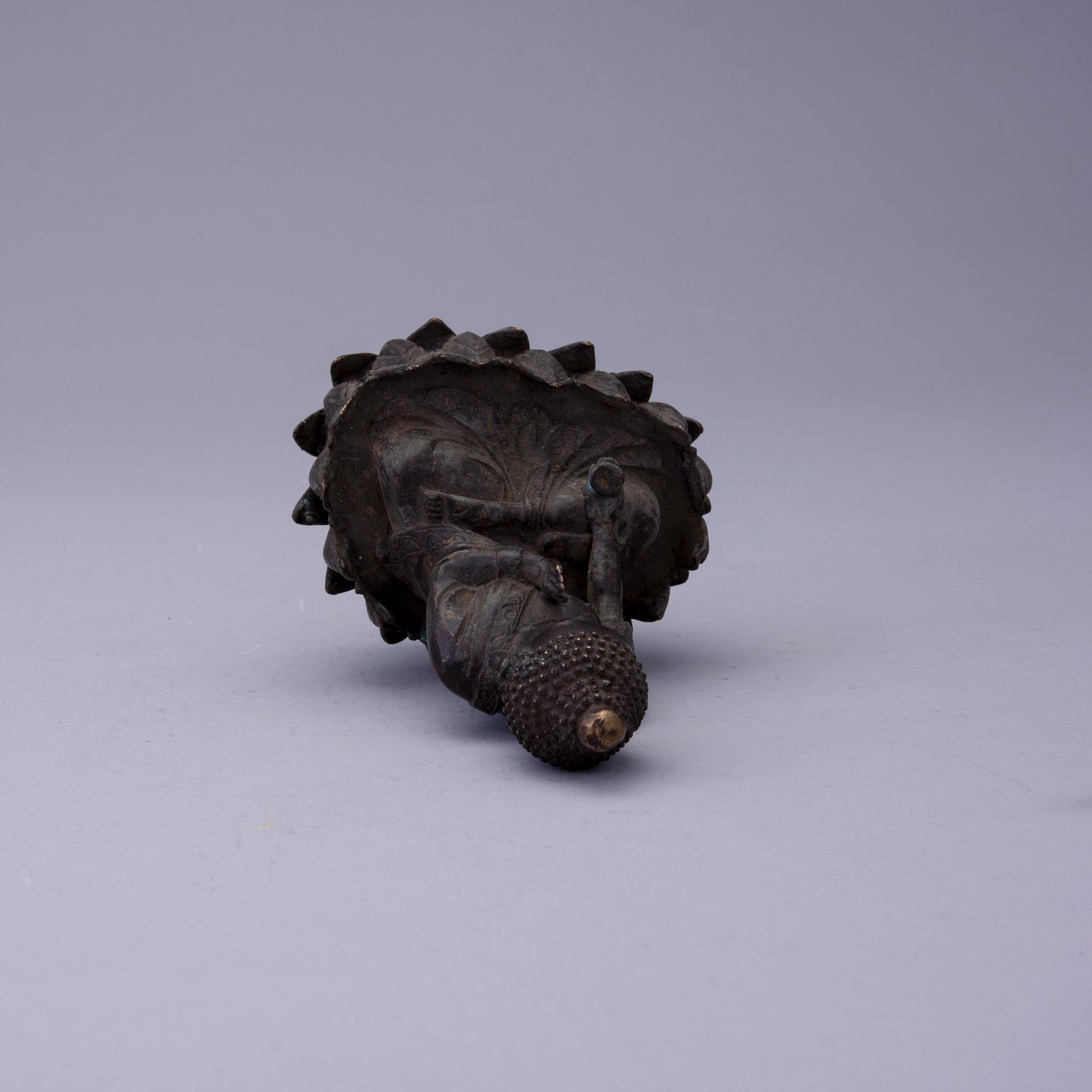 BUDDHA, skulptur, mässing, Kina / Tibet, 1900-tal.