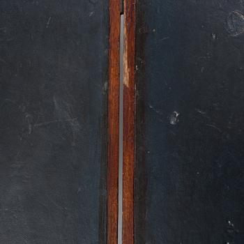 BORD, två stycken, 1800-tal, mahogny med trissor.