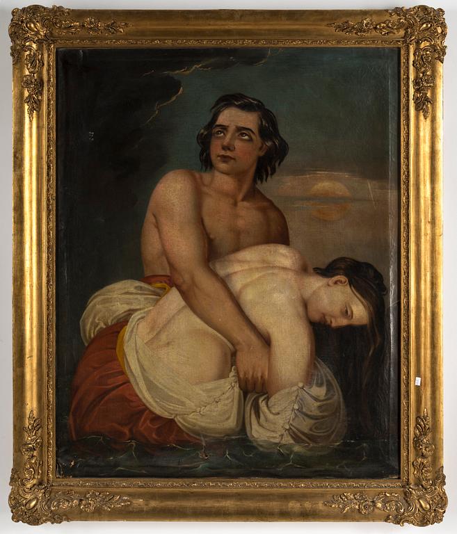 UNKNOWN ARTIST, oil on canvas, circa 1900.