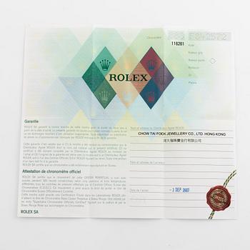 Rolex, Oyster Perpetual, Datejust, Turn-O-Graph, Chronometer, armbandsur, 36 mm.