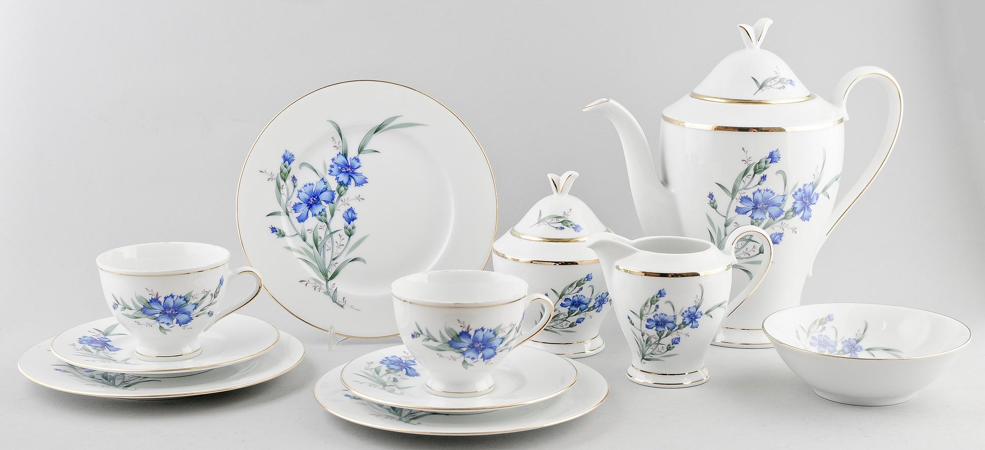 MATSERVIS, 77 delar, porslin, Svaneholm.