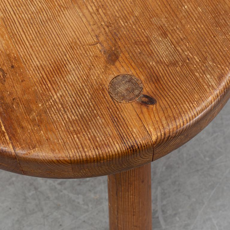 Axel Einar Hjorth, a stained pine "Utö" stool, for Nordiska Kompaniet Sweden.
