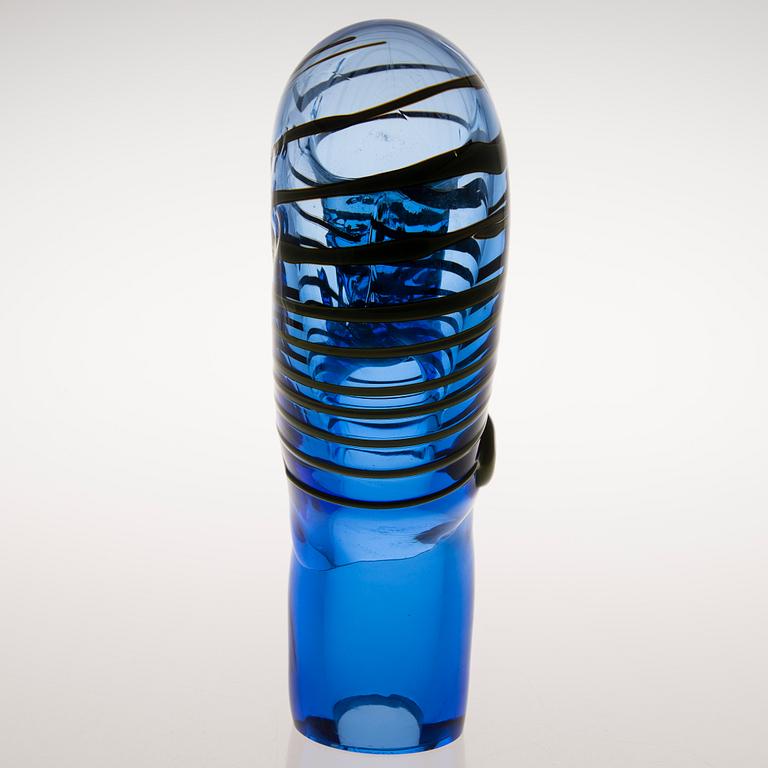 PÄIVI KEKÄLÄINEN, lasiveistos, signeerattu Päivi Kekeäläinen, Jamit -92, Nuutajärvi Notsjö.