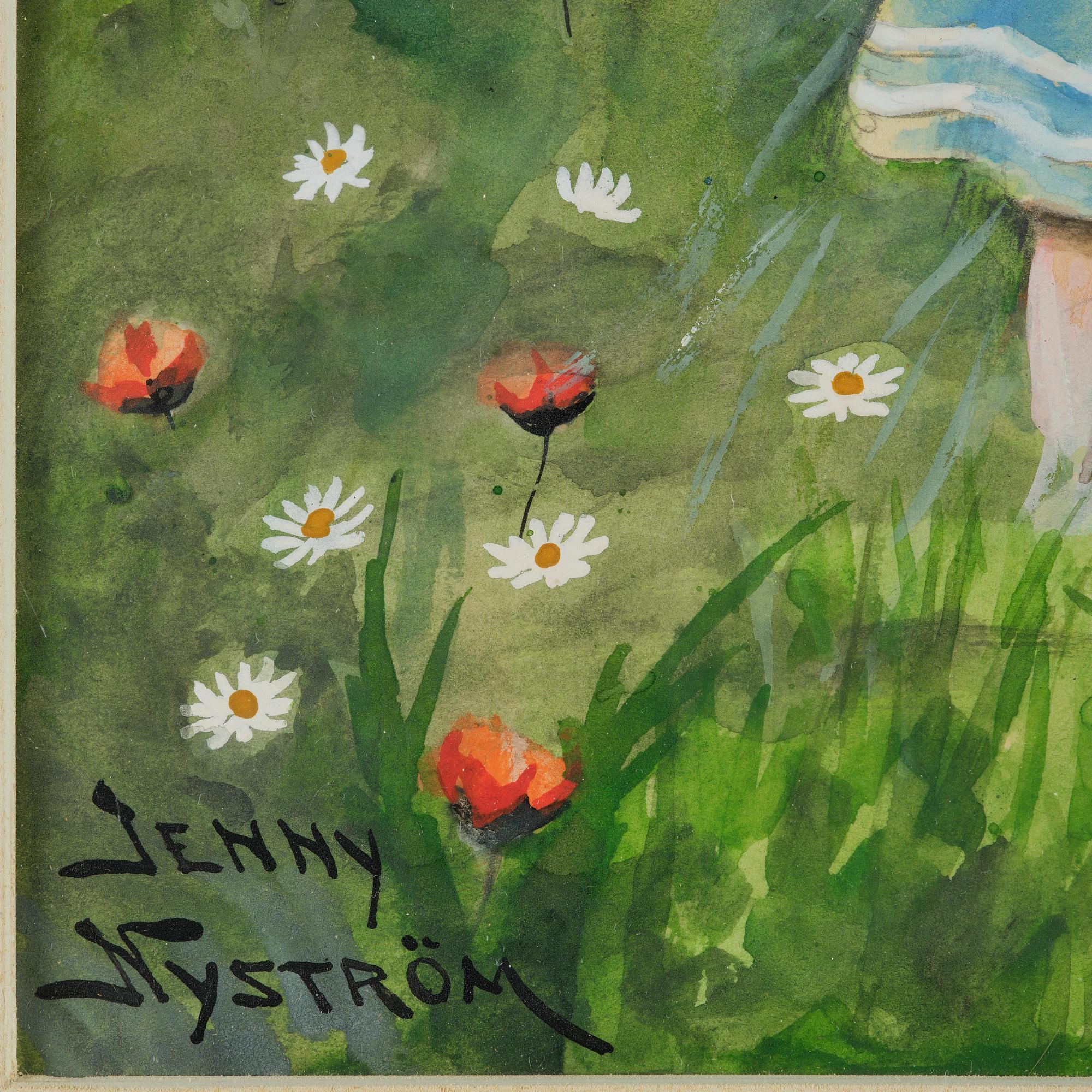 Jenny Nyström, Flower picking.