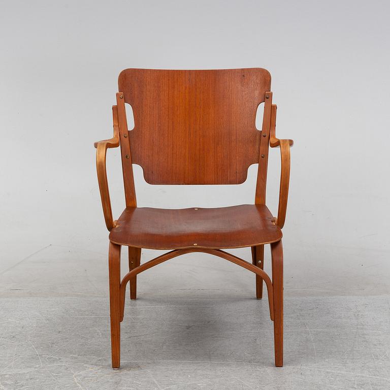 Carl-Axel Acking, armchair, Svenska möbelfabrikerna Bodafors, 1940's.