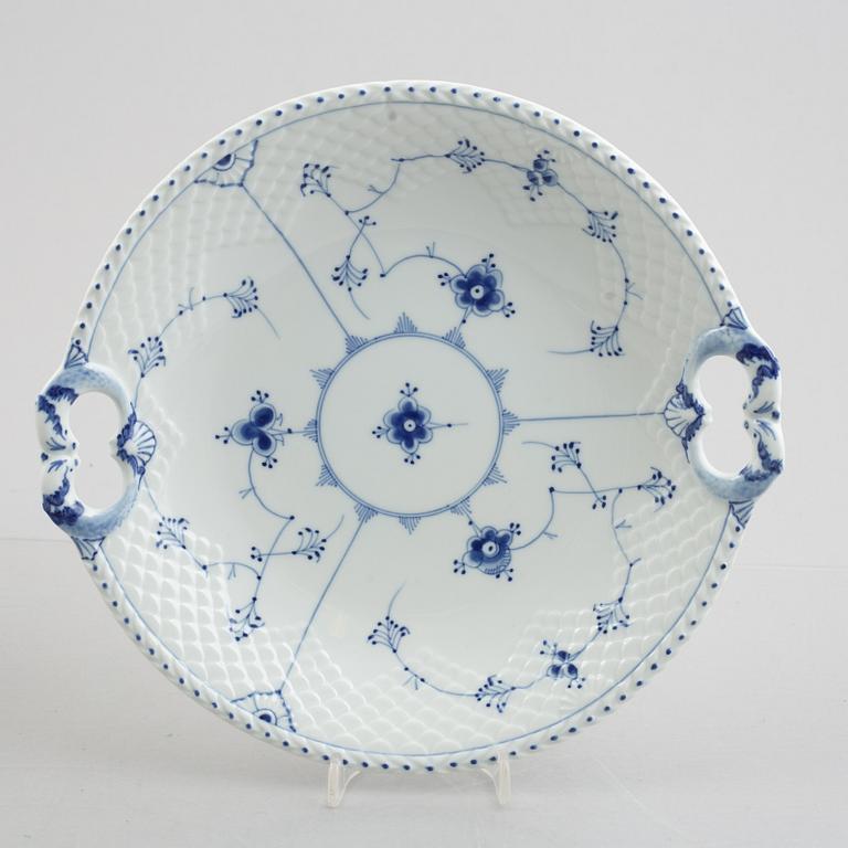 A set of thirty 'Musselmalet' and 'Sommerfugl' porcelain service pieces, Bing & Grøndahl, Denmark.