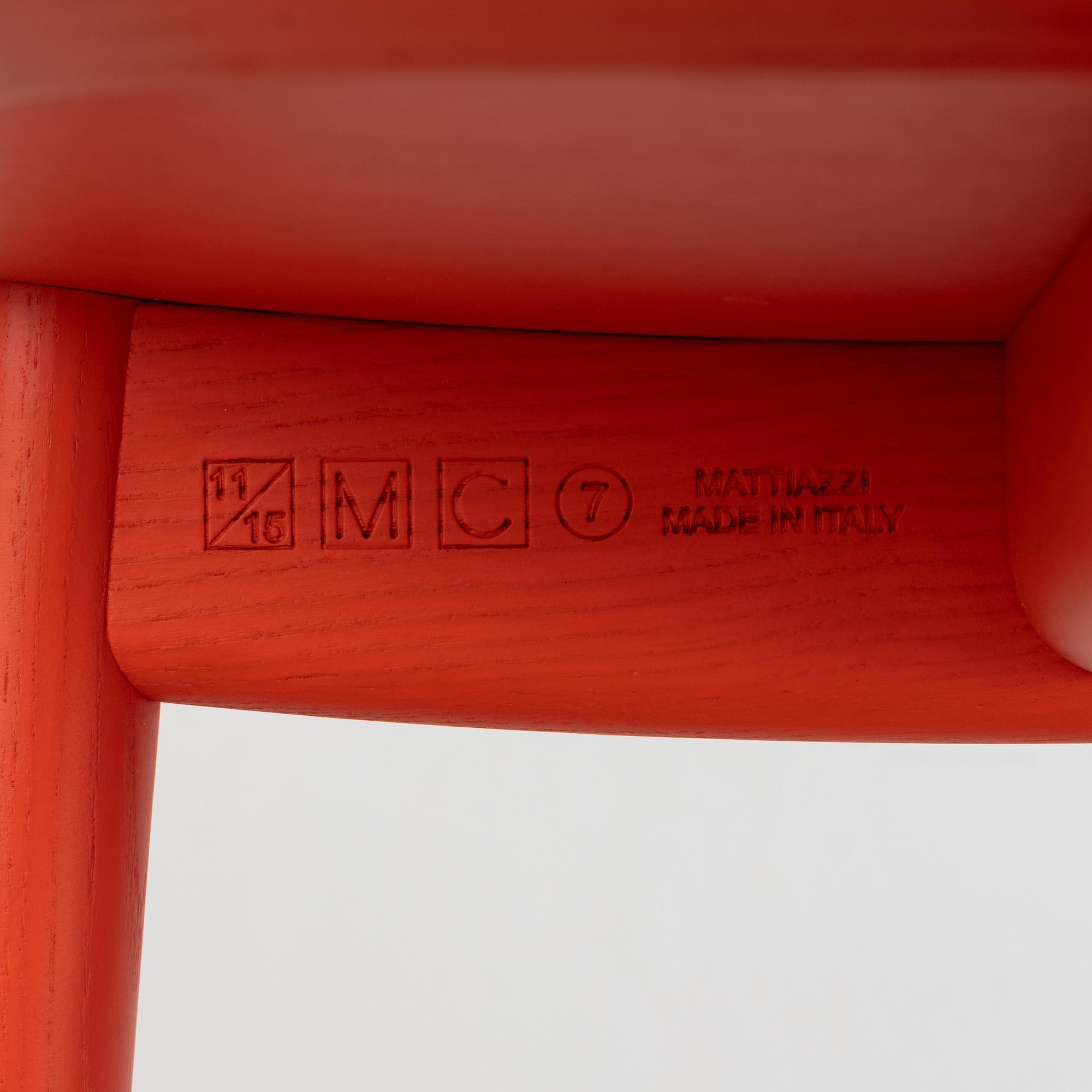 Sam Hecht & Kim Collin, pallar, ett par, modell "MC7 Radice", Matiazzi, Italien.