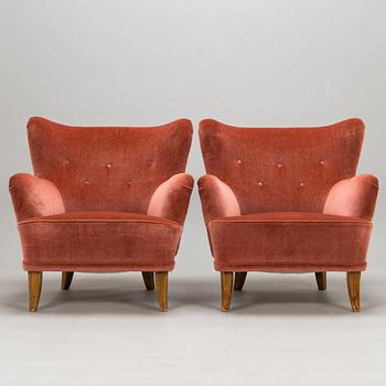 Ilmari Lappalainen, Fåtöljer, ett par, "Laila", Asko, Finland 1900-talets mitt.