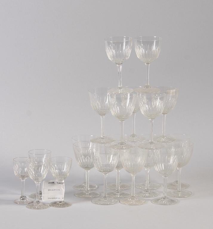 GLASSERVIS, 21 delar.