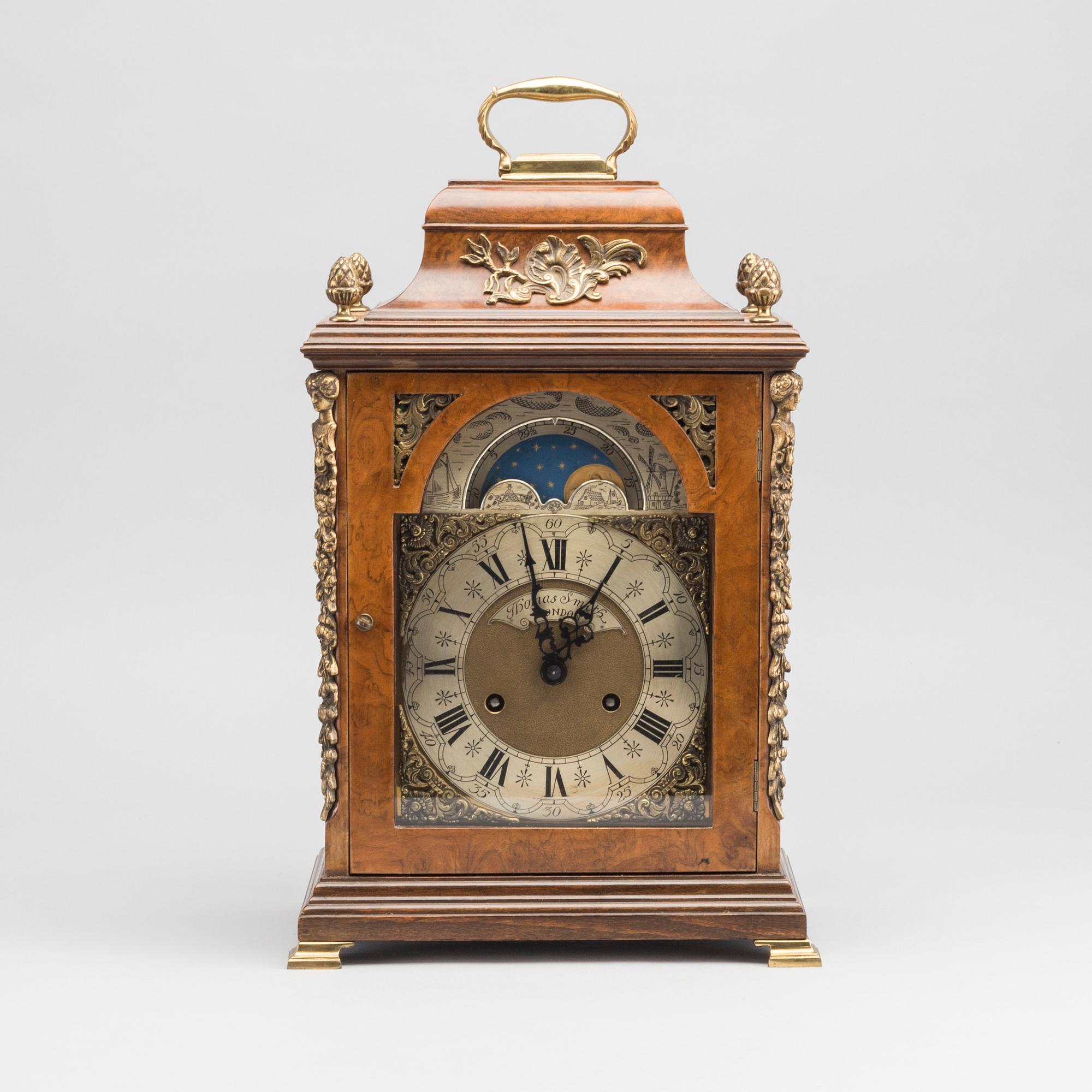 A clock by Thomas Smith, London, the middle of the 20th century.