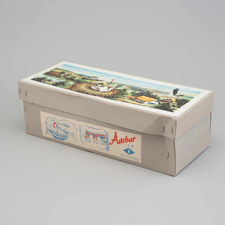 a German tin toy from the middle of the 20th century.