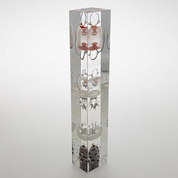 Oiva Toikka, glasskulptur, signerad Oiva Toikka Nuutajärvi Notsjö.