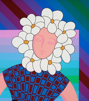 Victor Vasarely, silkscreen in colours, signed 69/275.