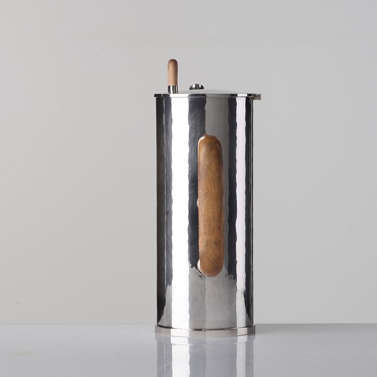 Sigurd Persson, kaffekanna, Stockholm 1984, smed Lars Munkhammar, sterling.