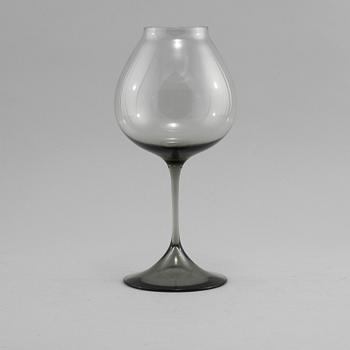 TULPANGLAS, glas, troligen Nils Landberg, Orrefors, osignerat, 1900-talets andra hälft.