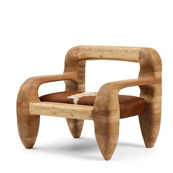 56. Niklas Runesson, a unique armchair, executed in his studio, Stockholm, 2024.