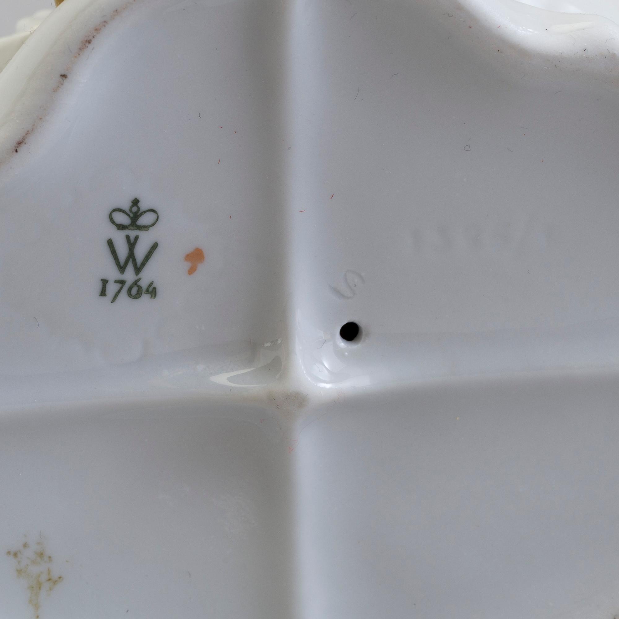 A porcelain figurine from Wallendorf, Germany.
