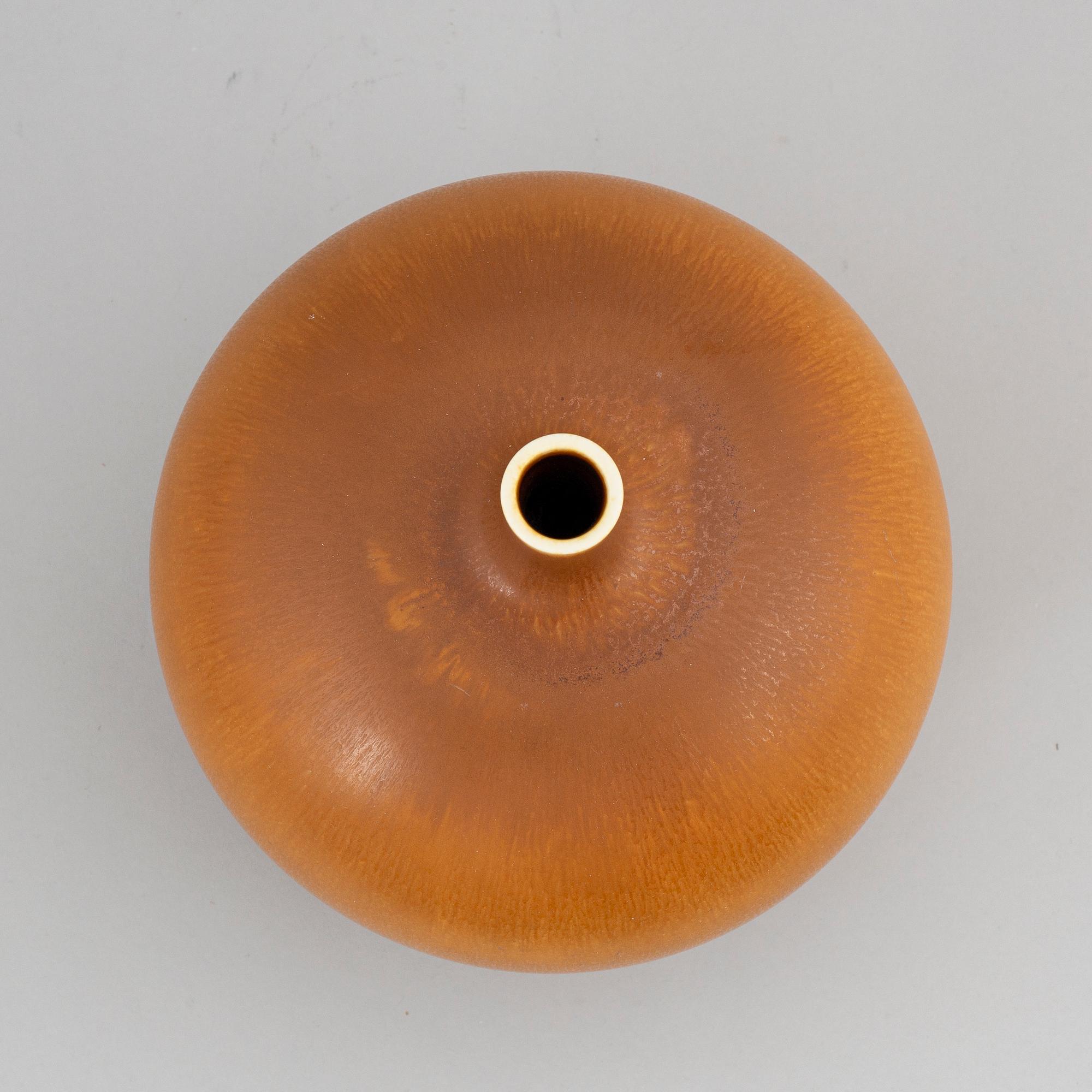 Berndt Friberg, a stoneware vase, Gustavsberg studio, Sweden 1968.