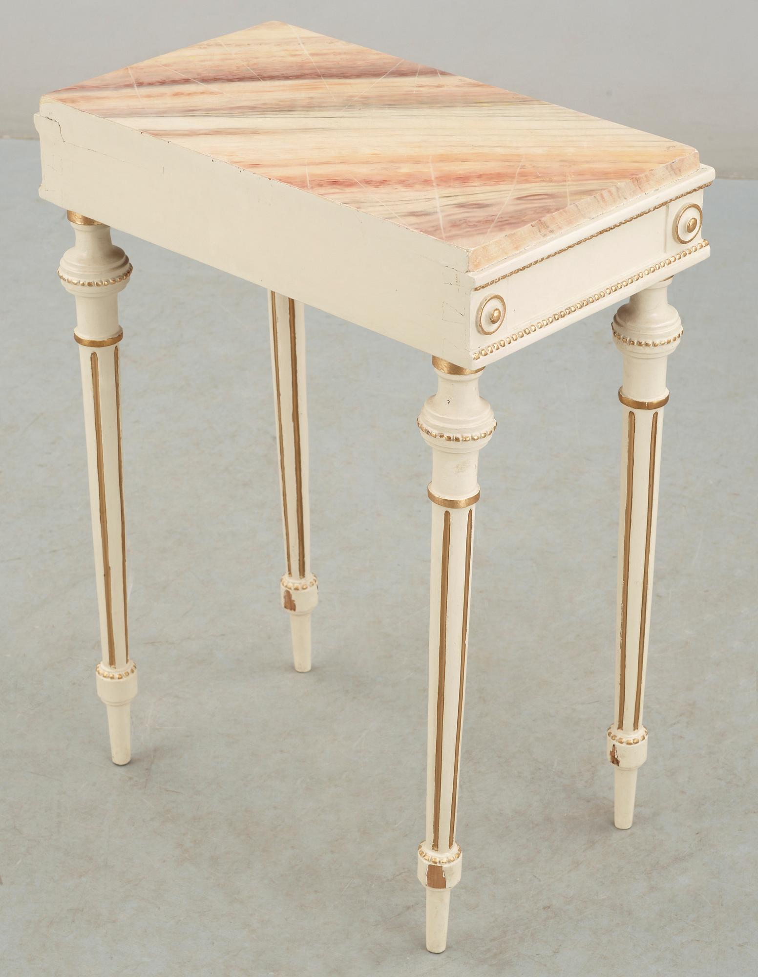 KONSOLBORD, gustaviansk stil, 1800-tal.