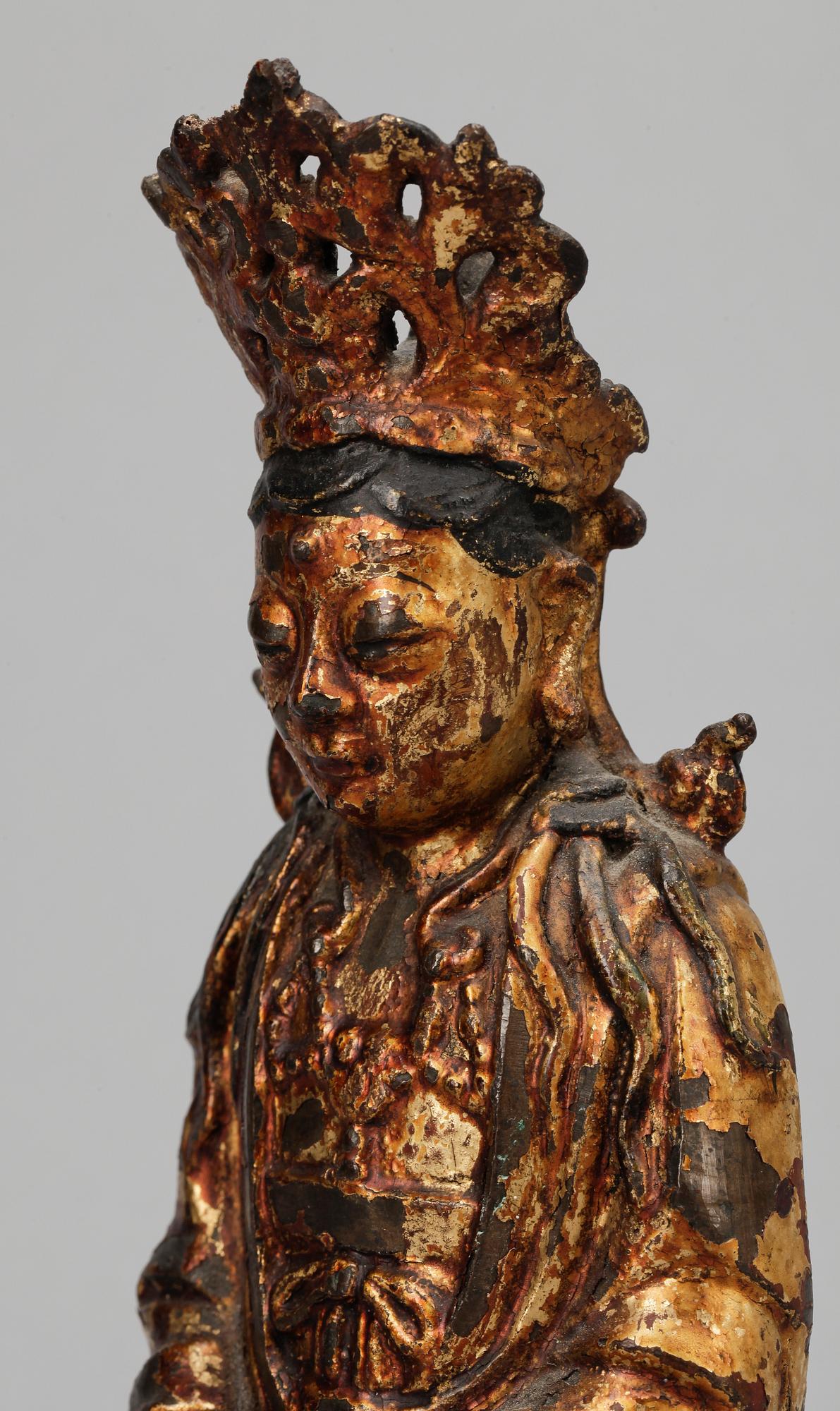 BUDDHA, metall, Kina, 18/1900-tal.