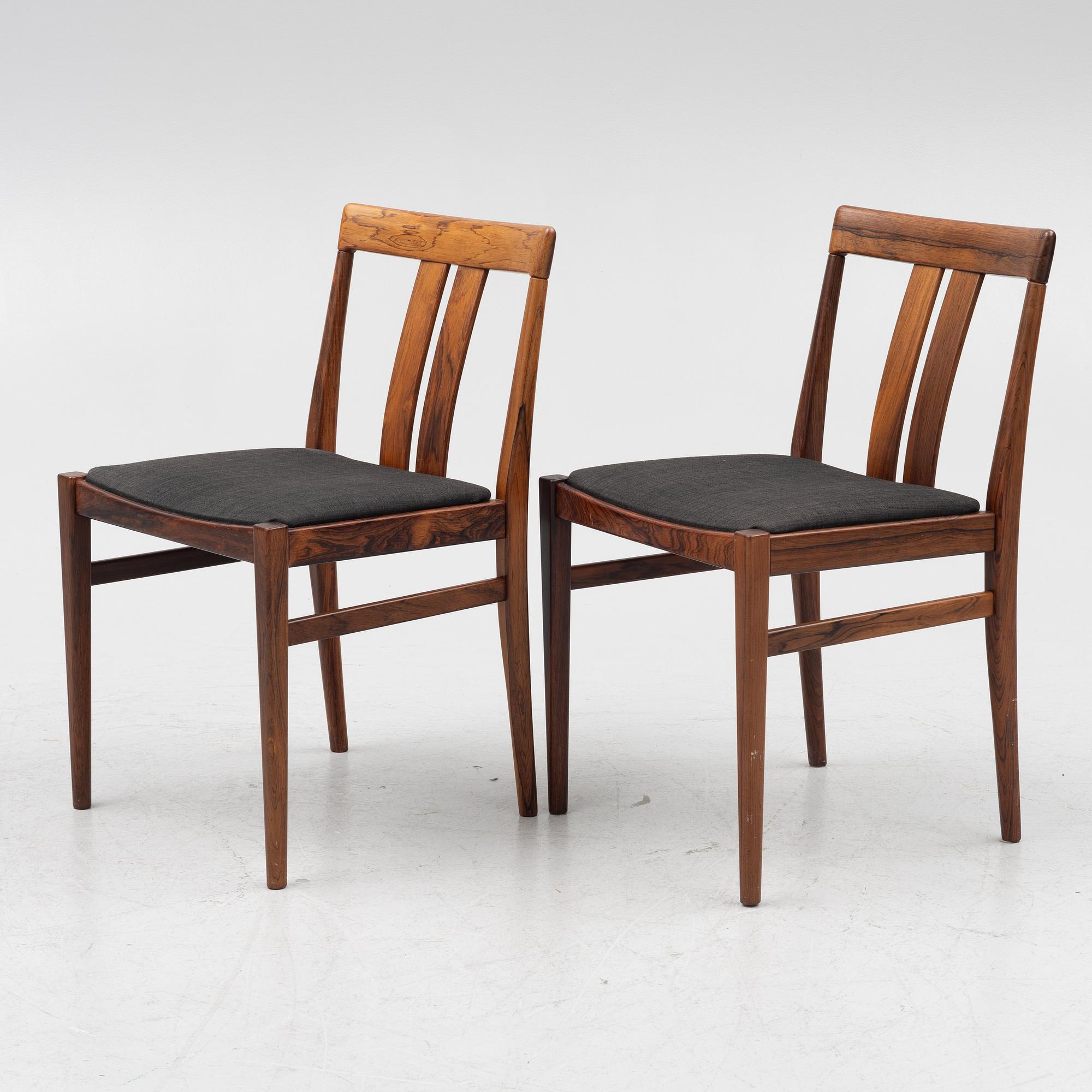 A seven-piece dining suite, 'Köln' and 'Ladoga', IKEA, 1960s-70s.