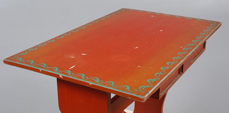 SOFFA, STOLAR, 2 st, samt BORD, tidigt 1900-tal.