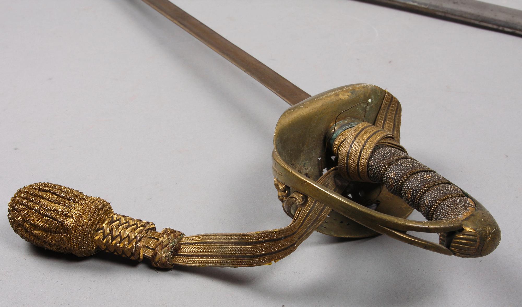 OFFICERSSABEL, Sverige, 1800-talets andra hälft.