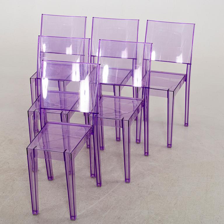 A SET OF 6 PHILIPPE STARCK "LA MARIE" CHAIRS by KARTELL.