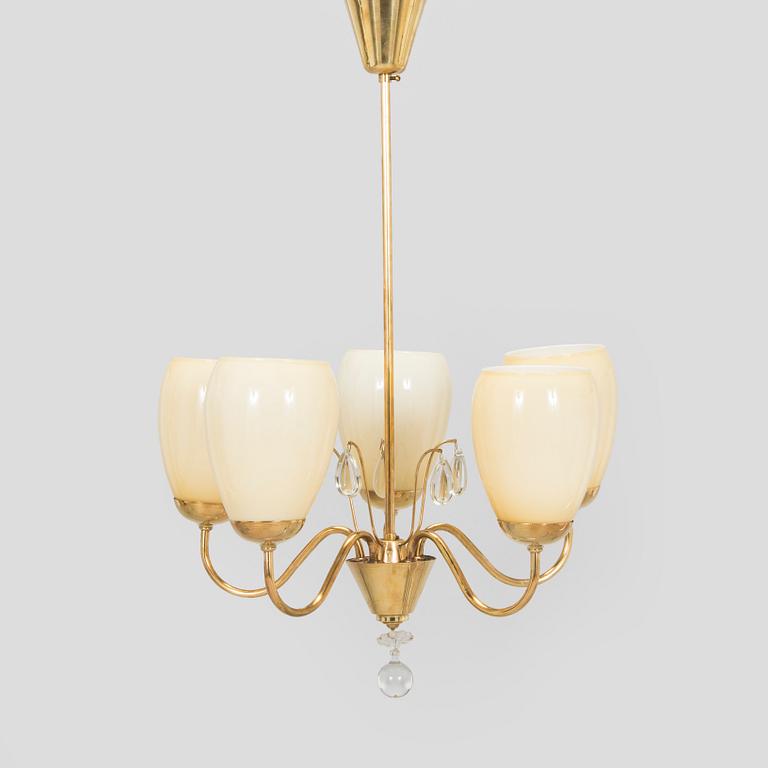 A mid-20th century ceiling light, model 50613, Sievä for Idman, Finland.