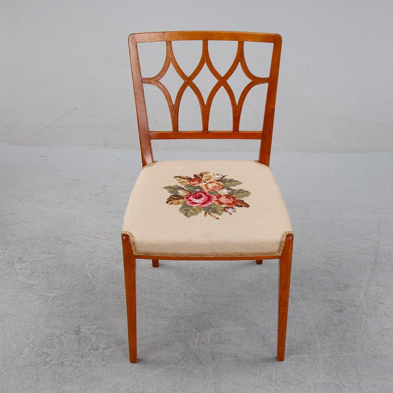 Carl-Axel Acking, 4 chairs, for the Craft Association, cabinetmaker Carl Bergsten.